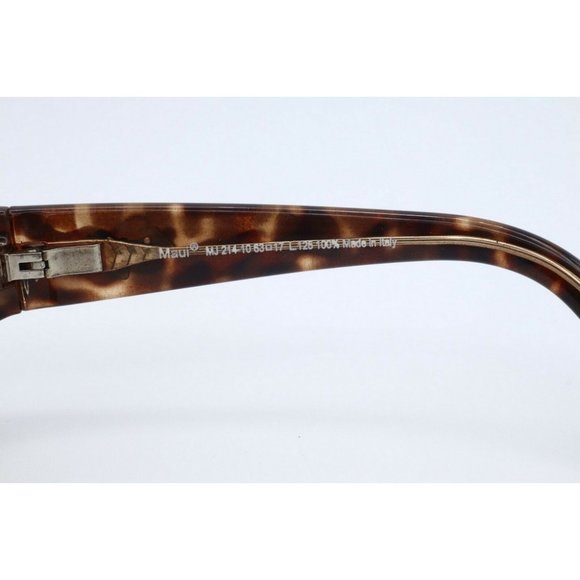 Maui Jim Pearl City MJ 214-10 Dark Tortoise Sunglasses Brown Polarized Lenses - Picture 4 of 7